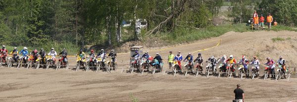Classic mx valmiina starttiin. Ohkola Classic MX-kisa 2014
